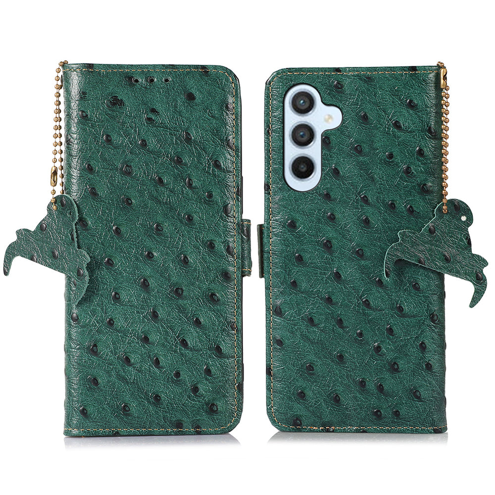 RFID Blocking Shell for Samsung Galaxy S23 FE Genuine Cowhide Leather Phone Cover Wallet Stand Case RFID Blocking Shell for Samsung Galaxy S23 FE Genuine Cowhide Leather Phone Cover Wallet Stand Case